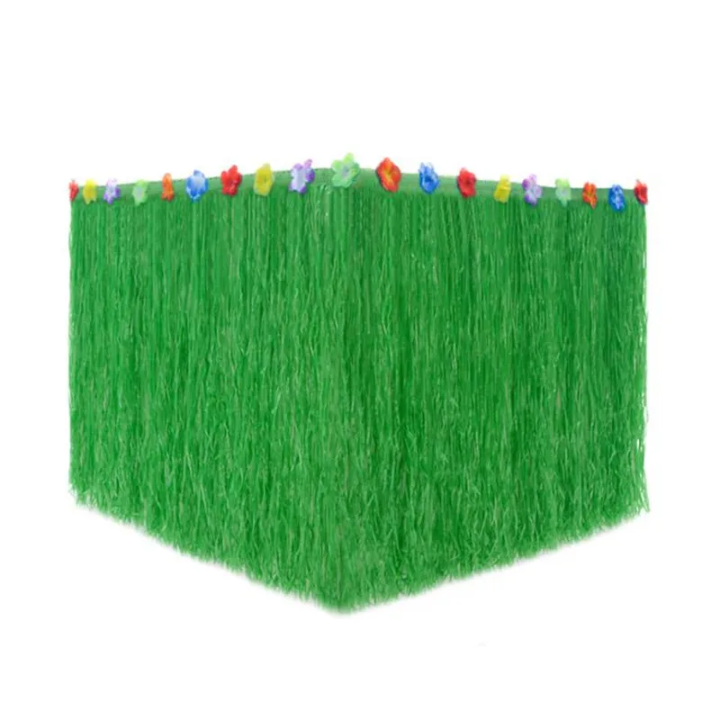 Hula Flower Table Skirt Tableware Dress Hawaii Garland Festival Beach Party Decoration birthday|Украшения своими руками для