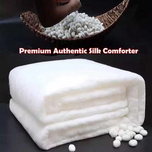 Одеяло из шелка тутового шелкопряда, 100% хлопок, для лета и зимы