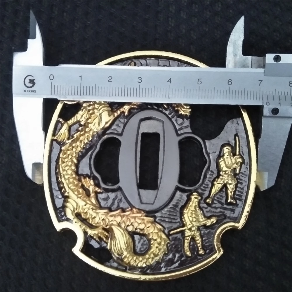 Сплав Tsuba Dragon Guard для японской самурайский меч катана Wakizashi|Мечи| |
