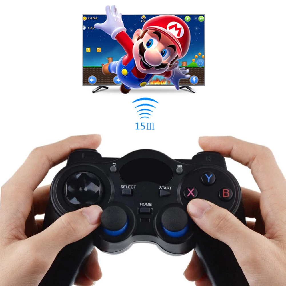 Беспроводной геймпад Многофункциональный RF 2,4G джойстик для Android tv Box Tablet PC консоль игровой контроллер компьютерный игровой контроллер