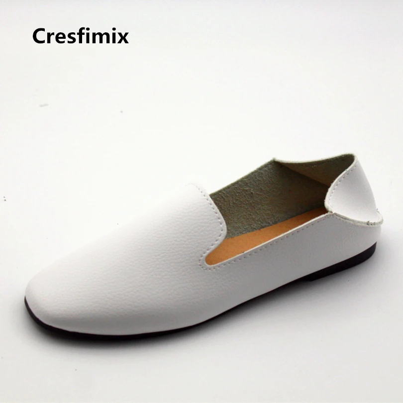 Женские лоферы из мягкой искусственной кожи Cresfimix удобные повседневные летние