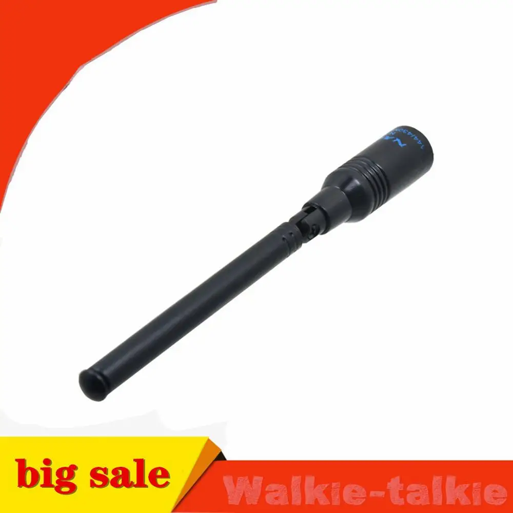 2 шт. VHF UHF подсветка телескопическая двухдиапазонная антенна для Baofeng Портативная