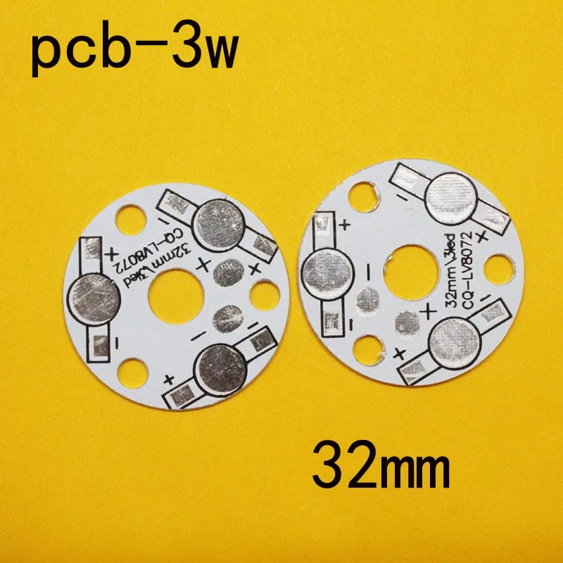 

Светодиодная плата высокой мощности 20 шт./лот, 3 Вт, Светодиодный радиатор, алюминиевая Базовая пластина, светодиодная печатная плата, диаме...