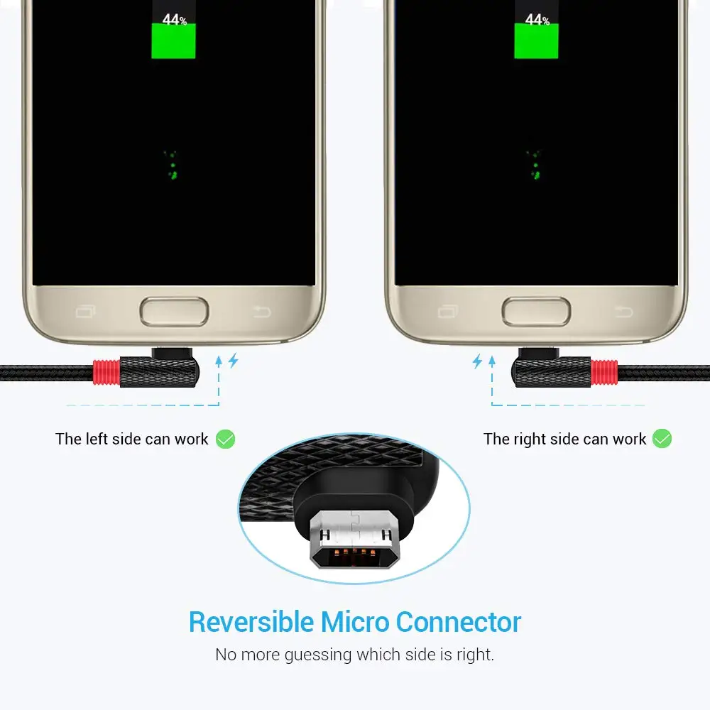 HOTNOW СГИБ Micro USB кабель для быстрой зарядки мобильного телефона Android зарядное