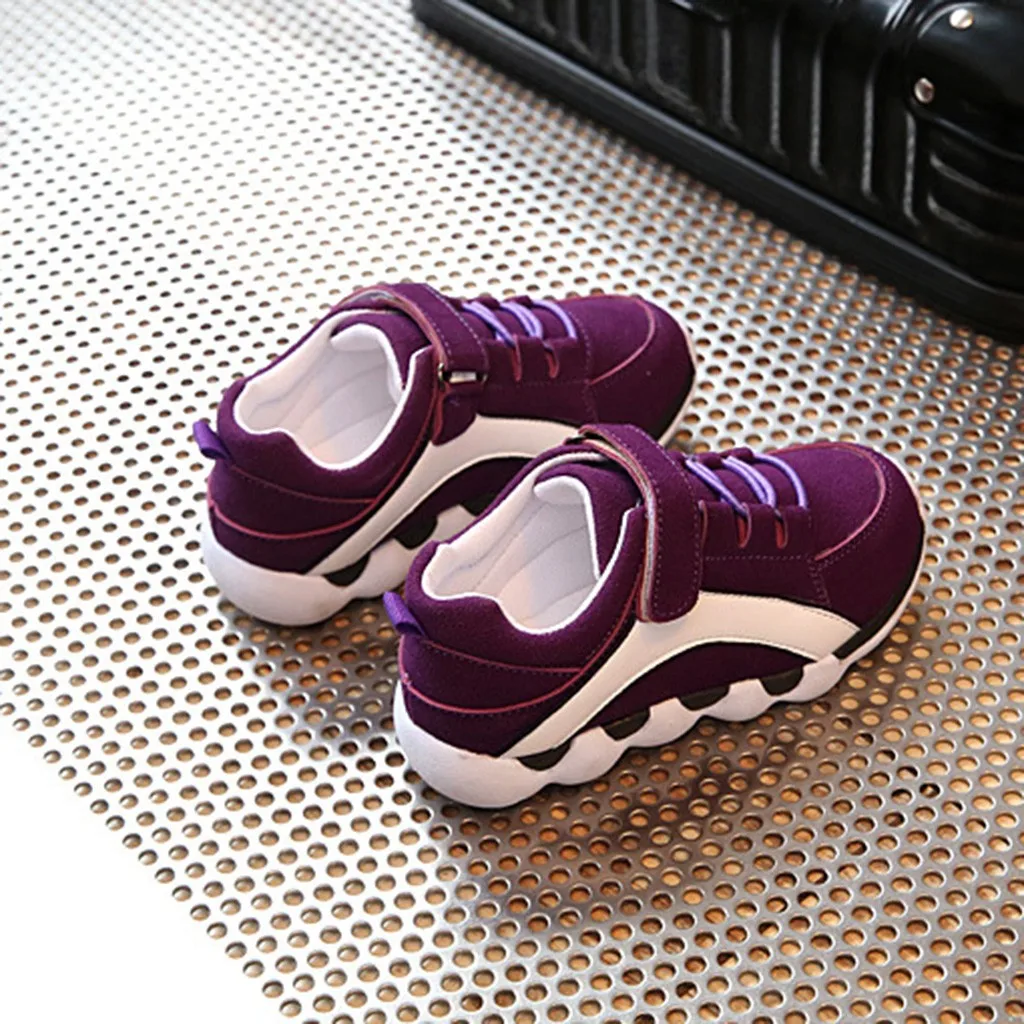 Kids Shoes For Baby Boys Girls Children's Casual Sneakers Air Mesh Breathable Soft Running Sports Pink Gray Lightweight | Детская