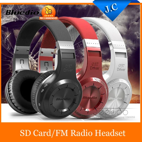 Новое поступление Bluedio H + бас стерео беспроводная связь Bluetooth наушников Bulit - в