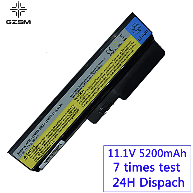 Аккумулятор для ноутбука GZSM G430 LENOVO A3000 G450 G455A G530 G550 G555 L08O6C02 L08S6C02 LO806D01 L08L6C02 L08L6Y02|laptop