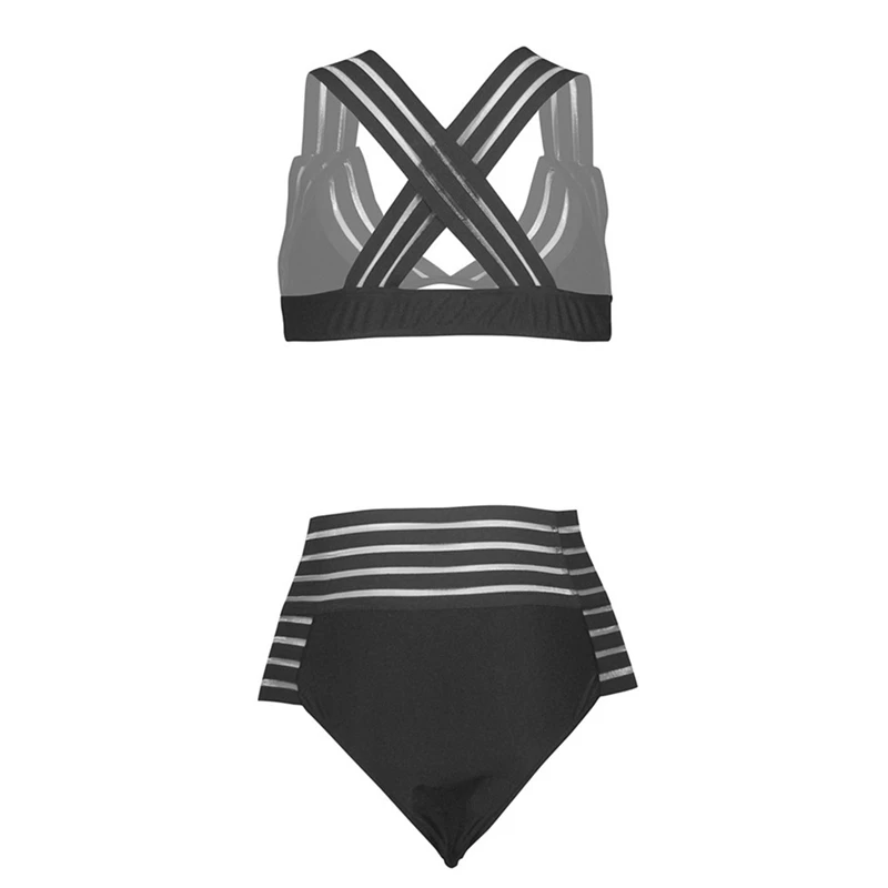 Женский купальник черный с высокой талией|online|online swimsuitsonline bikini |