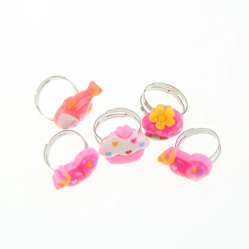 50 Pcs Lots Bulk Mixed Metal Children Kids Boys Girls Cartoon Animal Flowers Fruit Finger Rings M8694 | Украшения и аксессуары