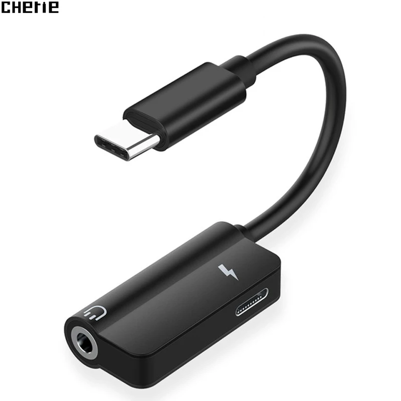 Чери 2 в 1 USB C 3 5 мм аудио адаптер для Huawei Xiaomi Samsung Type кабель Jack AUX конвертер