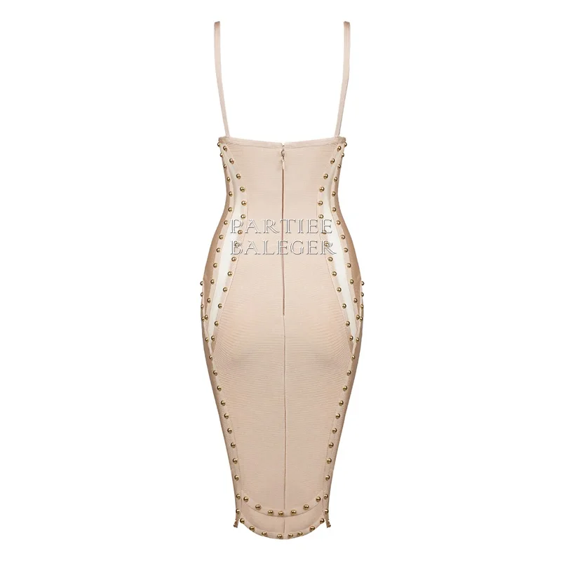 Модные роскошные заклепки Украшенные сексуальные сетки лоскутное без рукавов