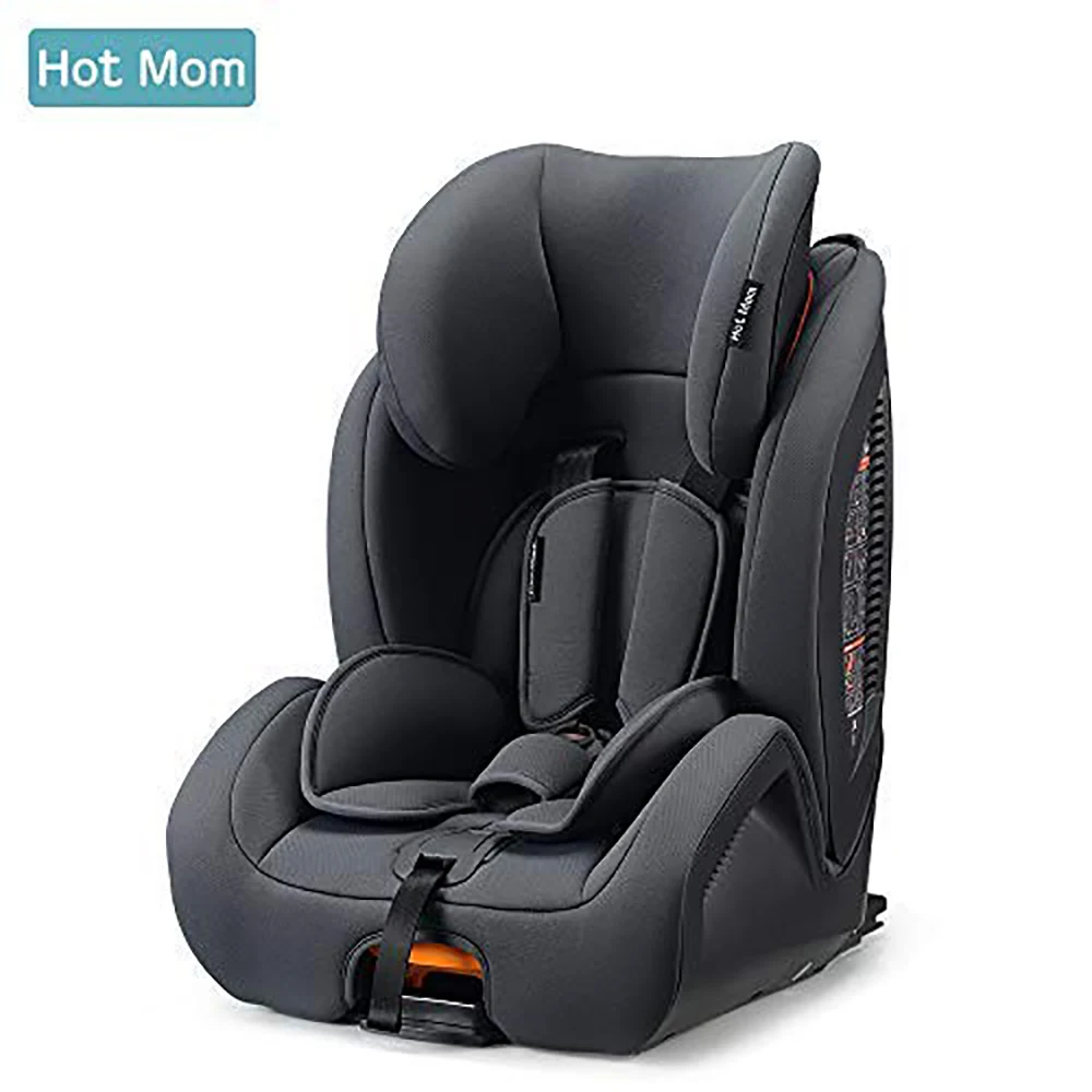 BC788-grey Горячая мама детское автокресло Группа 1-2-3, трансформер, откидное ISOFIX Автокресло, 9 м-12 лет BC788 - Color: BC788-grey