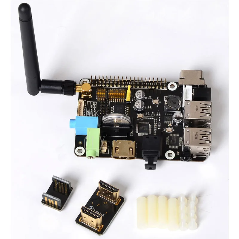 Raspberry Pi X200 DAC аудио Плата расширения адаптер для фотоэлементов + Plus / 3B 2B/ B