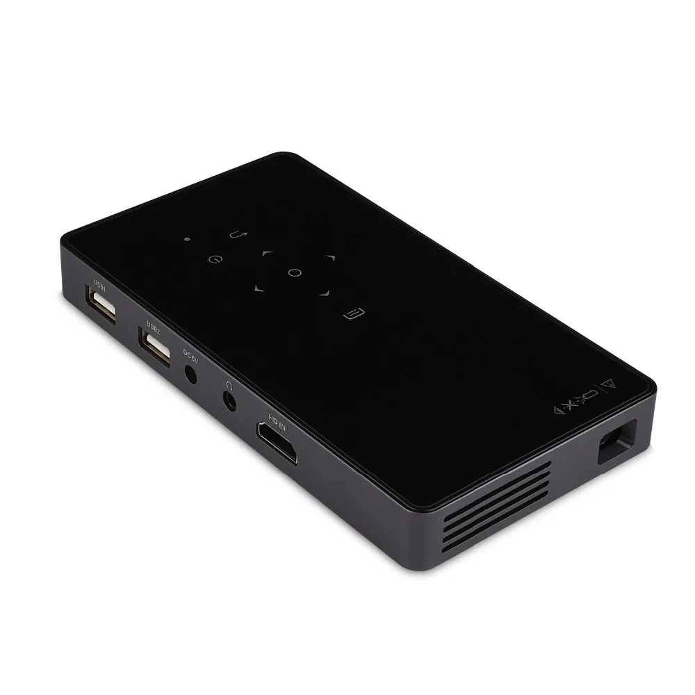 Звук очарование Android 7 1 светодиодный мини DLP проектор встроенный WiFi Bluetooth 4500 мАч