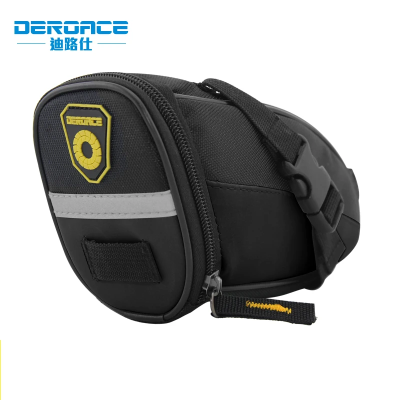 Deroace Велосипед сумка Shell непромокаемые седельная светоотражающие велосипед