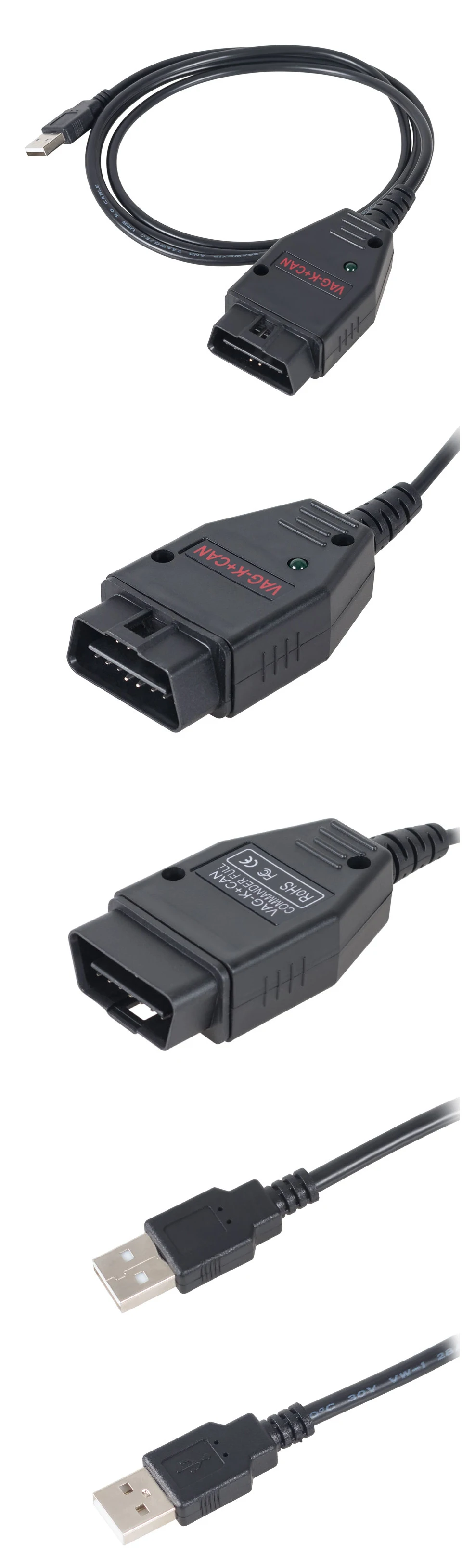 VAG K+ CAN commander v1.4 с FTDI FT232RL PIC18F258 OBD 2 сканер работает на Windows программное обеспечение vag k+ can com1.4 для vw/Seat/Audi