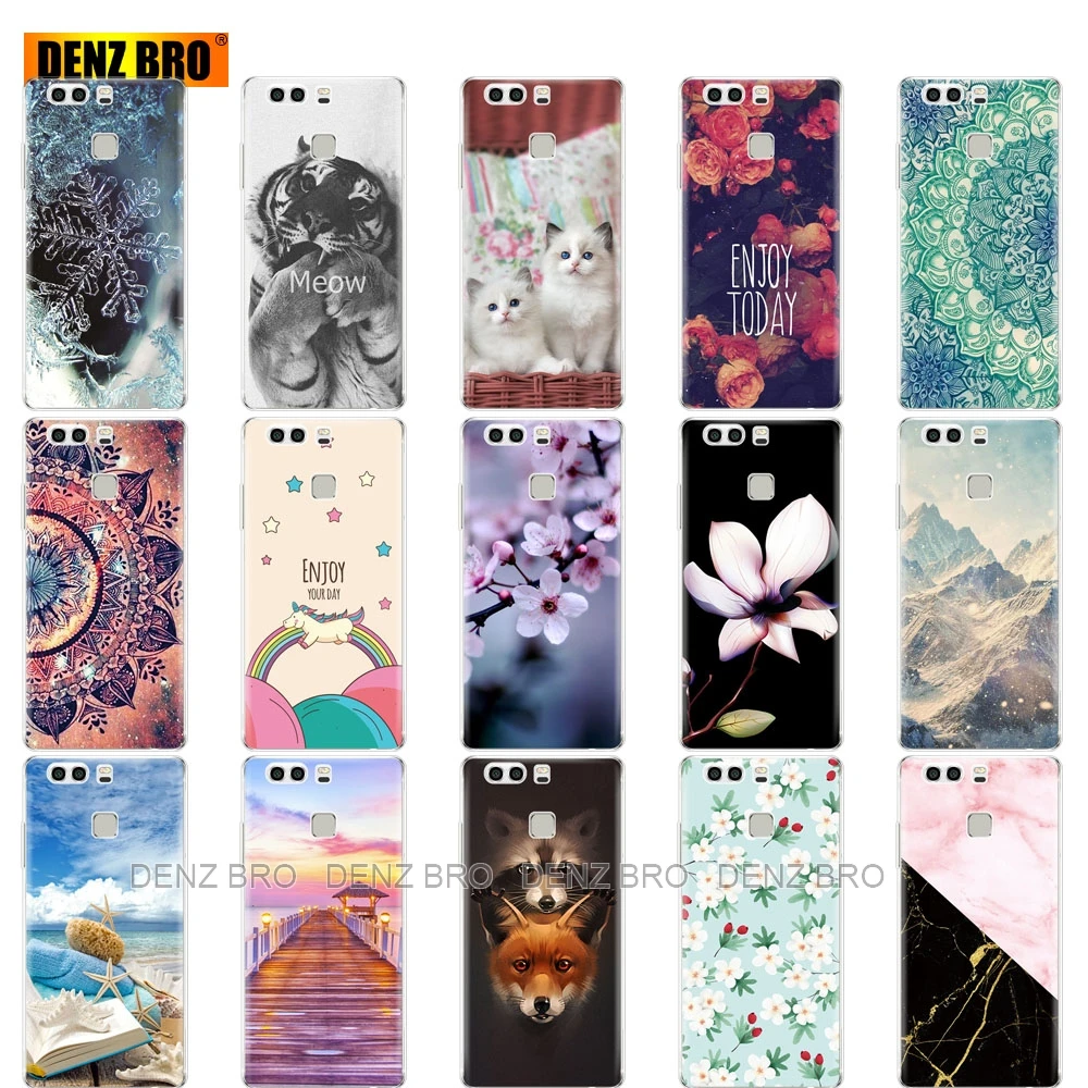 soft Silicone Case For huawei P9 LITE PLUS 2016 cases tpu for huaweiP 9 plus cover | Мобильные телефоны и аксессуары