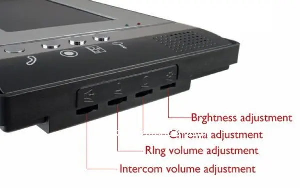 7 '' цвет проводная видео дверь телефон 2 к 1 с функцией съемки автоматически|door