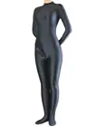LZCMsoft чёрная лайкра спандекс зентай костюм с облегающим пенисом для мужчин цельный полные трико сексуальные костюмы кошек водолазка унитард