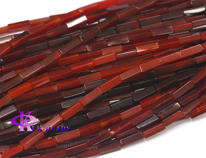 Натуральный красный агат квадратной прямоугольной формы свободные каменные бусины подходят для ювелирных изделий DIY ожерелья или браслеты 1" 03711