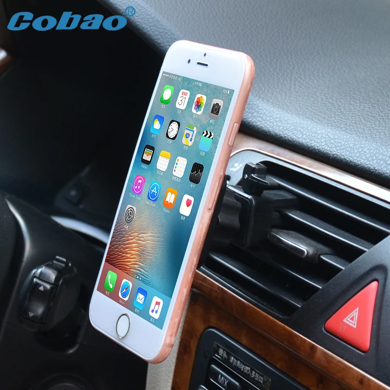 Cobao магнитный держатель для телефона автомобильный Регулируемый мобильного 360