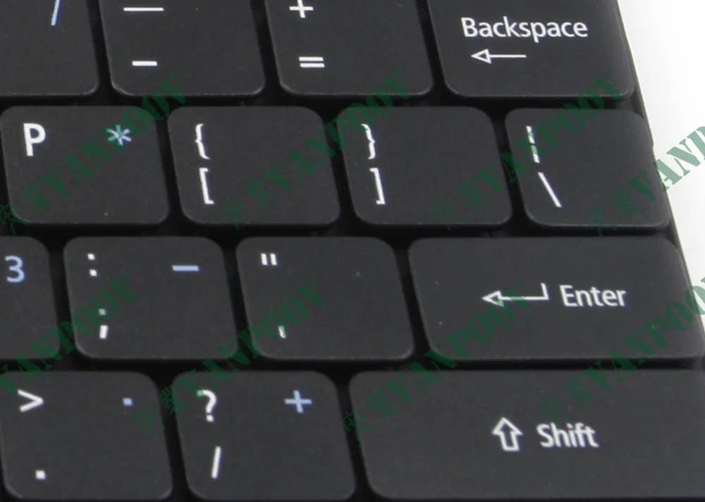 Клавиатура для ноутбука Acer Aspire One D255 D260 521 533 черная матовая версия США MP-09H23U4-6984 |