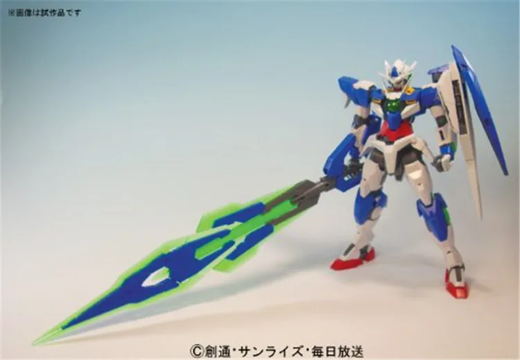 Bandai Gundam MG 1/100 00 Qan[T] Полный сабля мобильный костюм сборки модель Наборы фигурки