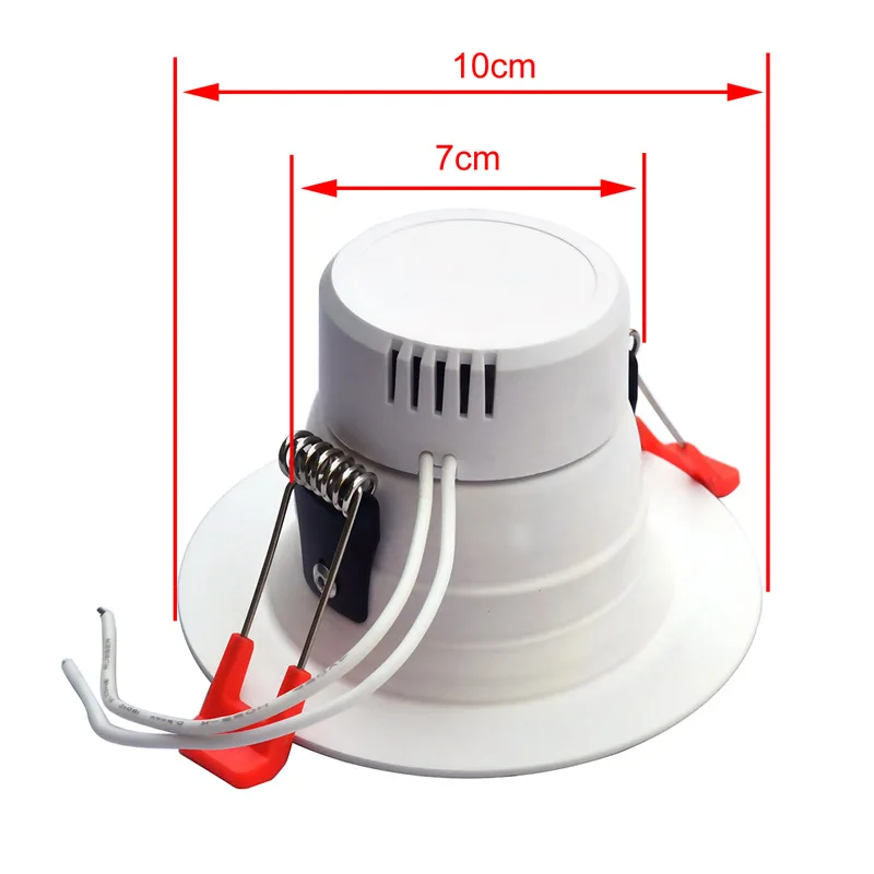 

JIawen 12pcs/lot 3W Cool White/Warm white light LED Panel Lights LED Ceiling Lights (AC 85-265V)