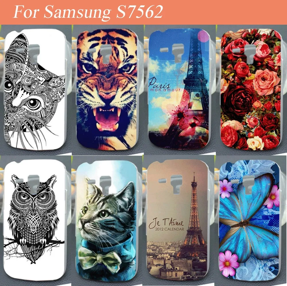 Модный чехол для телефона с милыми совами и аниминами цветами башнями Samsung Galaxy S