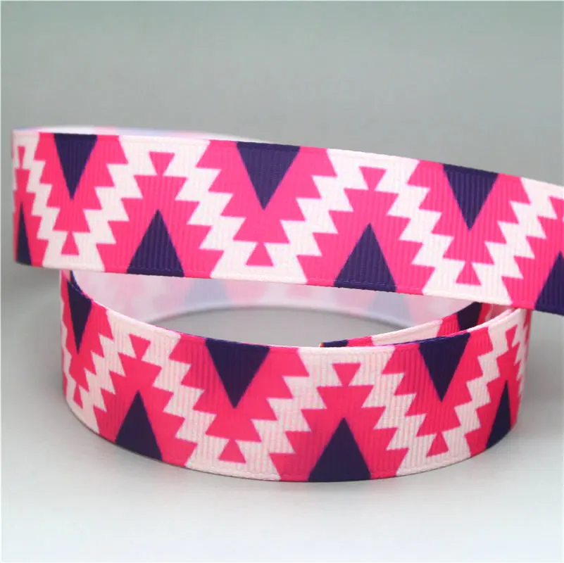 DUWES 50 ярдов Этнический узор Печатный grosgrain ленточный аксессуар украшение для