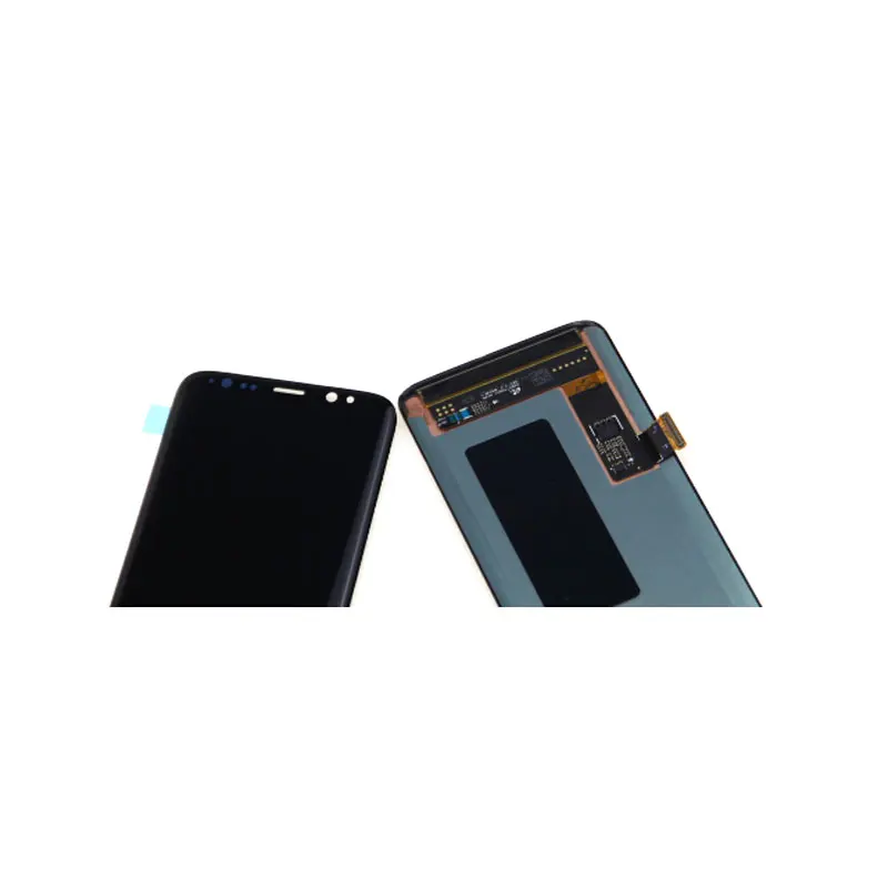 Для samsung Galaxy S8 G950F G950U G950FD ЖК-дисплей сенсорный экран дигитайзер супер AMOLED экран горящий в тени