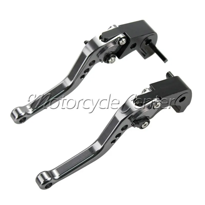 CNC Short Brake Clutch Levers For Kawasaki Ninja ZX6R 636 ZX10R Z1000SX Ninja1000 Tourer Z1000 Z750R Z 1000 750R Gray Lever | Автомобили и