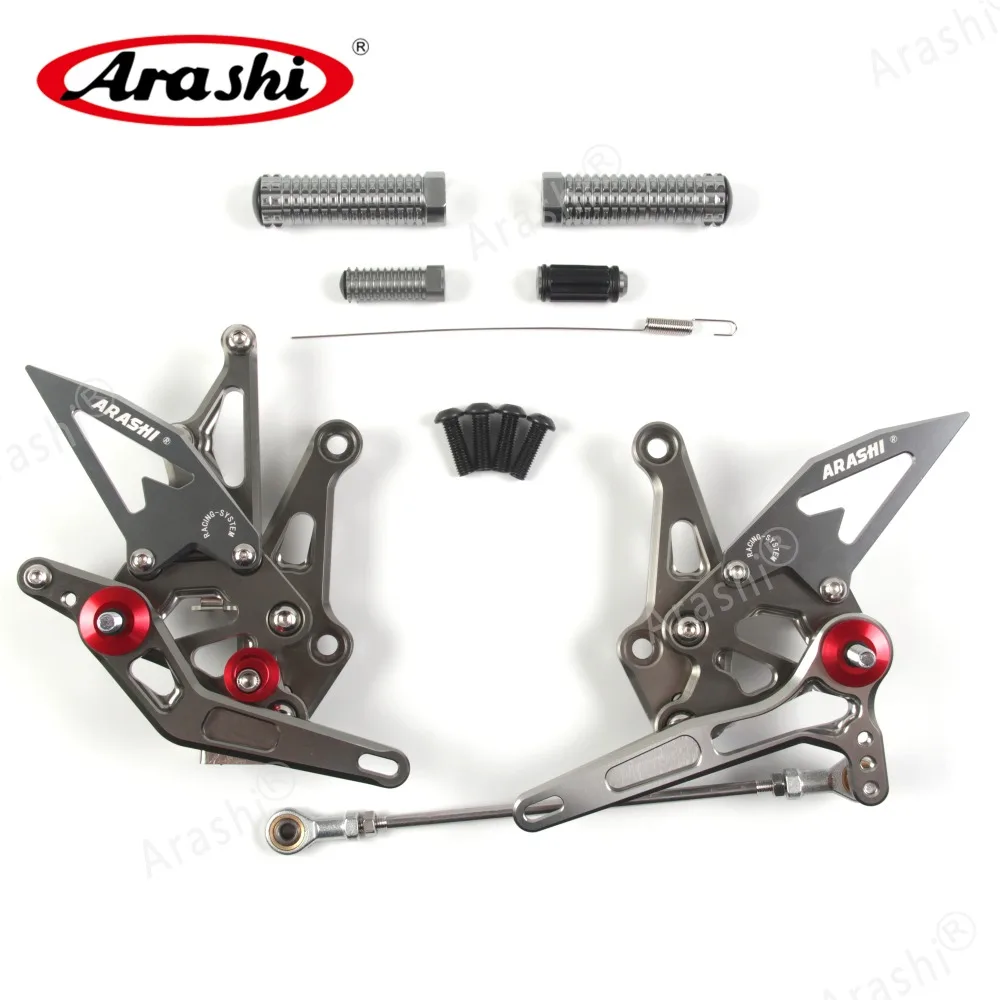 Arashi Z1000- CNC регулируемая подножка для KAWASAKI Z 1000 CNC Rearset подножки Z1000SX Ninja 1000
