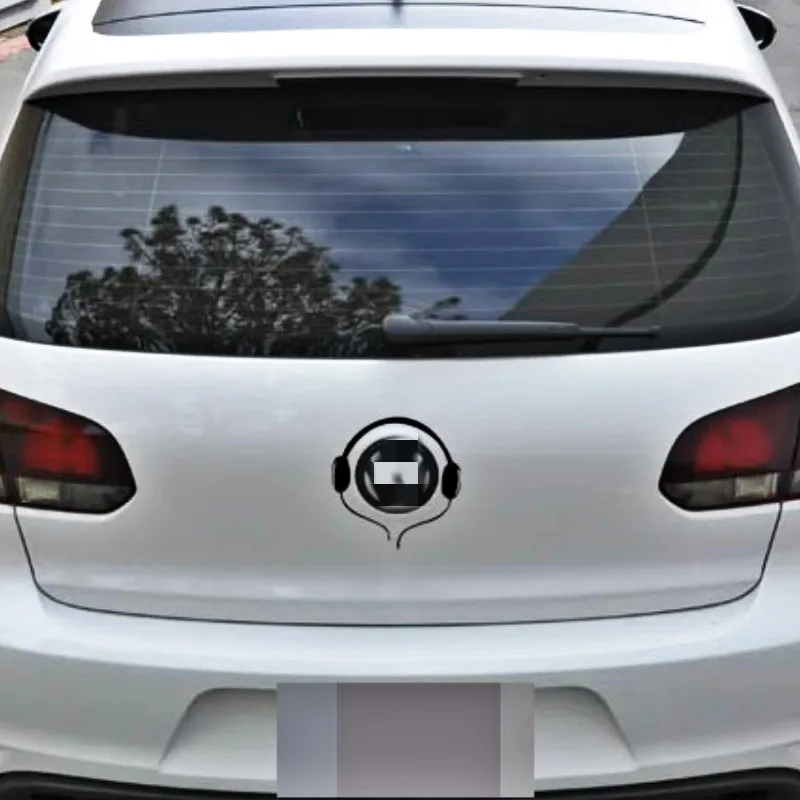 Аксессуары наклейки для автомобиля с логотипом на заднюю панель наушники VW Volkswagen