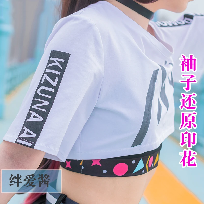 Аниме! YouTuber Kizuna AI первый юбилей живая Сексуальная Милая форма косплей костюм