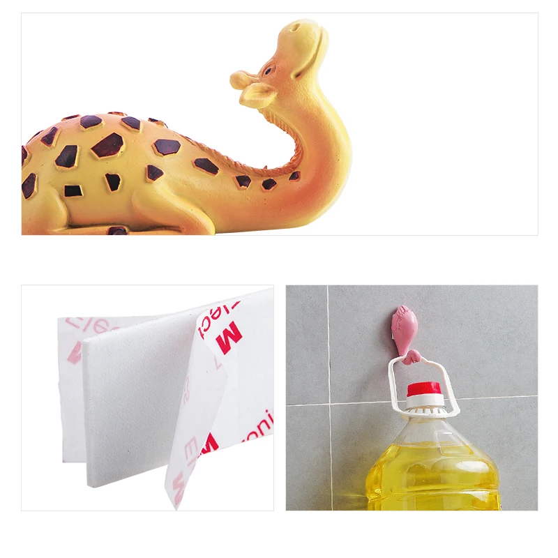 Креативная Вешалка крючок с изображением животных из смолы для кухни ванной