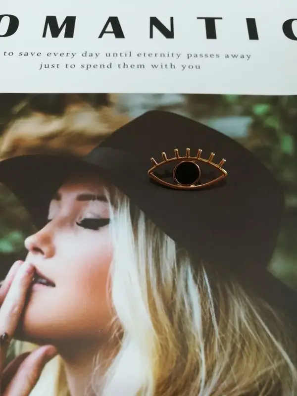 Металлические эмалированные броши в подарок женская шапка бижутерия|Броши| |