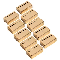 10pcs gold metal guitar humbucker pickup cover for electric guitar replacement 52mm pole space