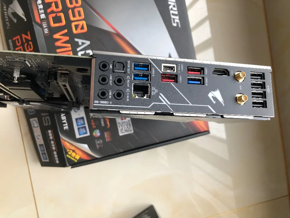 Новая оригинальная материнская плата Gigabyte Z390 AORUS PROWIFI LGA 1151 DDR4 DVI VGA HDMI B360 E-sports game компьютерная настольная материнская плата
