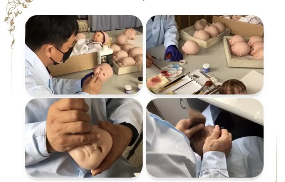 Игрушки Мягкие силиконовые reborn baby реалистичные виниловые глаза для кукол закрытые и открытые мини-игрушки модные Bonecas Принцесса Кукла Reborn для девочек