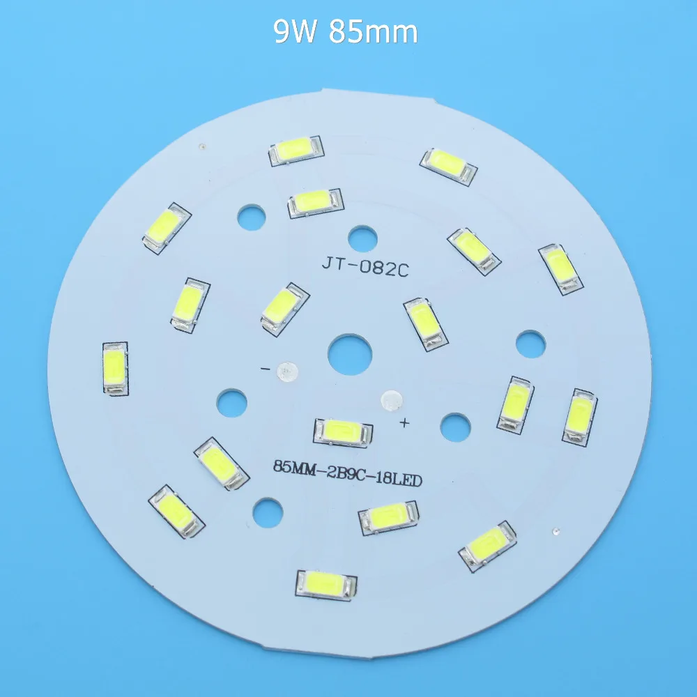 5 шт. SMD5730 светодиодный PCB 5 Вт 7 Вт 9 Вт 32 мм 40 мм 48 мм 50 мм 60 мм 78 мм 85 мм белый/натуральный белый/теплый белый светодиодный светильник