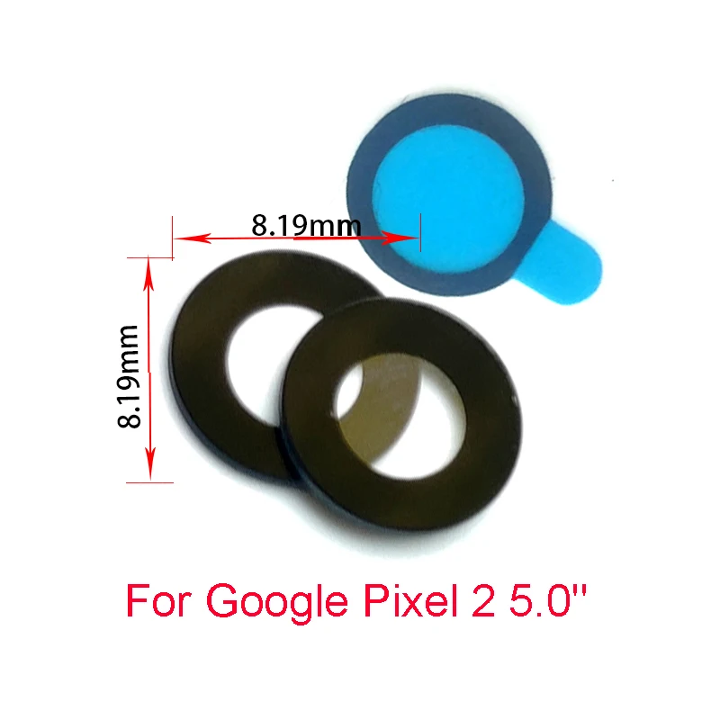 Стеклянный объектив задней камеры 2 шт./лот для Google Pixel 3 XL 5 0 дюйма 6 стекло с клеем