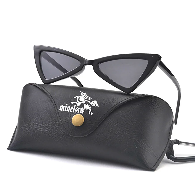 Солнцезащитные очки MINCL в стиле ретро женские пикантные маленькие треугольные