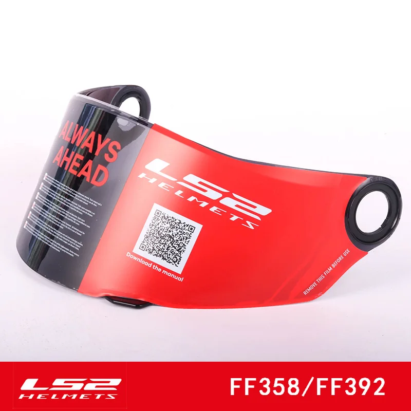 Козырек для шлема LS2 FF358 сменный внешний прозрачный черный/серебристый чехол ls2