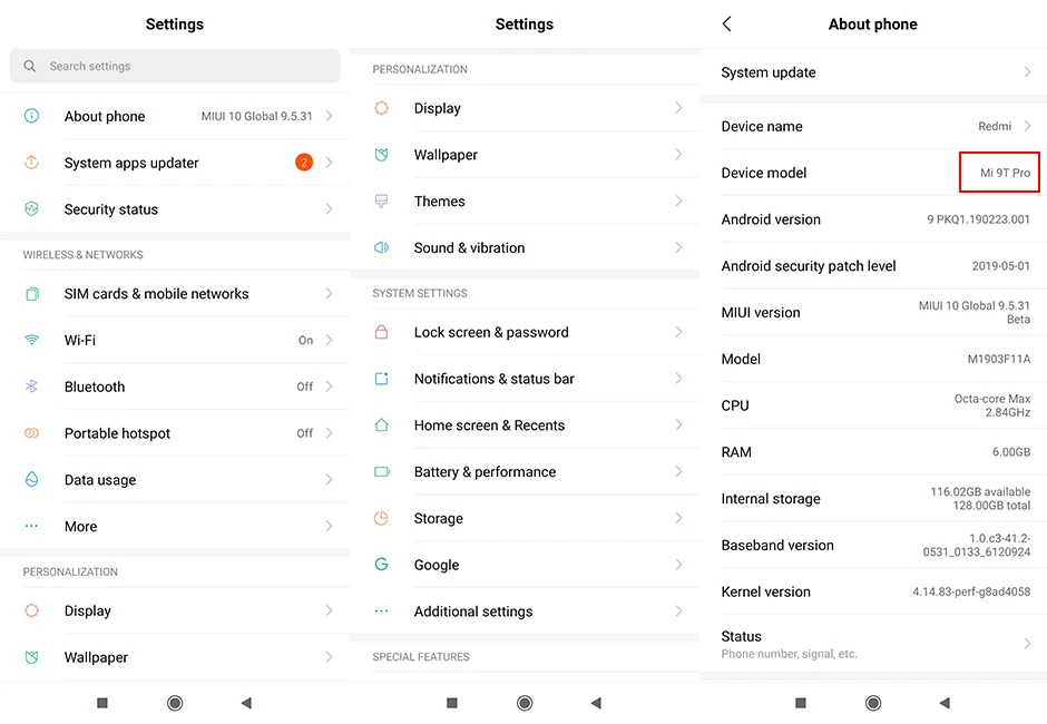 Мобильный телефон с глобальной ПЗУ Redmi K20 Pro, 6 ГБ ОЗУ, 128 Гб ПЗУ, Восьмиядерный процессор Snapdraon 855, 6,39 дюйма, 48мп, тройная камера, аккумулятор 4000 мАч, NFC