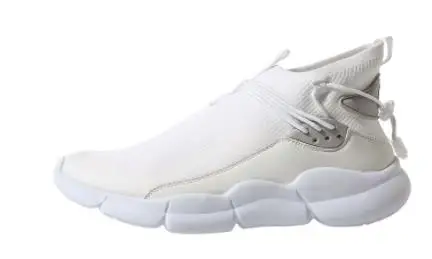 White 42 no box Xiaomi Mijia Uleemark мужские спортивные кроссовки, легкие, с высоким берцем, с тканым замком, эластичные, противоударные, спортивные кроссовки - Цвет: White 42 no box