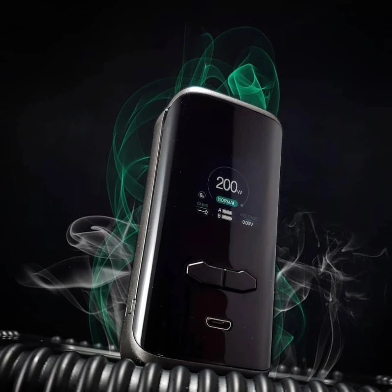 Augvape VX200 бокс мод 200 Вт контроль температуры 1 3 дюймов дисплей двойной 18650 батарея