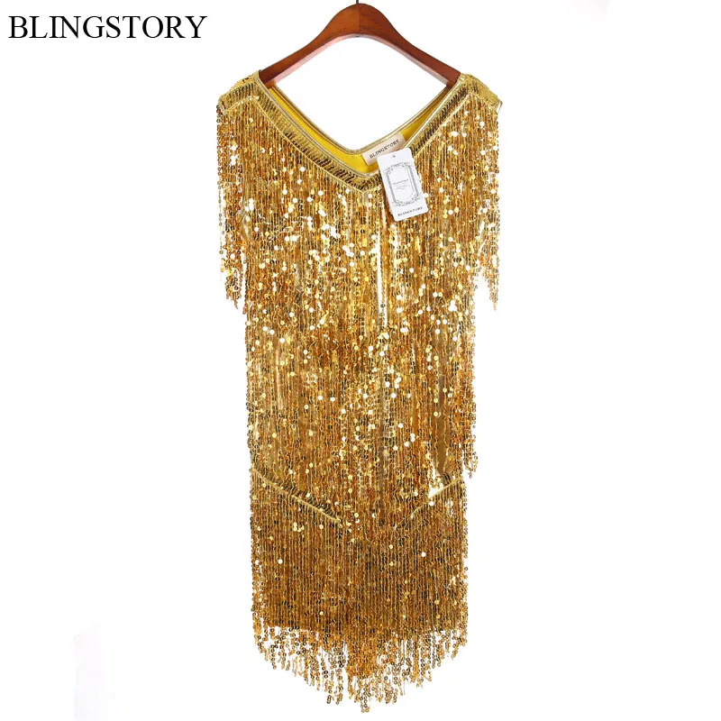 BLINGSTORY на открытом воздухе летняя полиэфирная M XXL 10 Цвета блесток Хлопушки платья