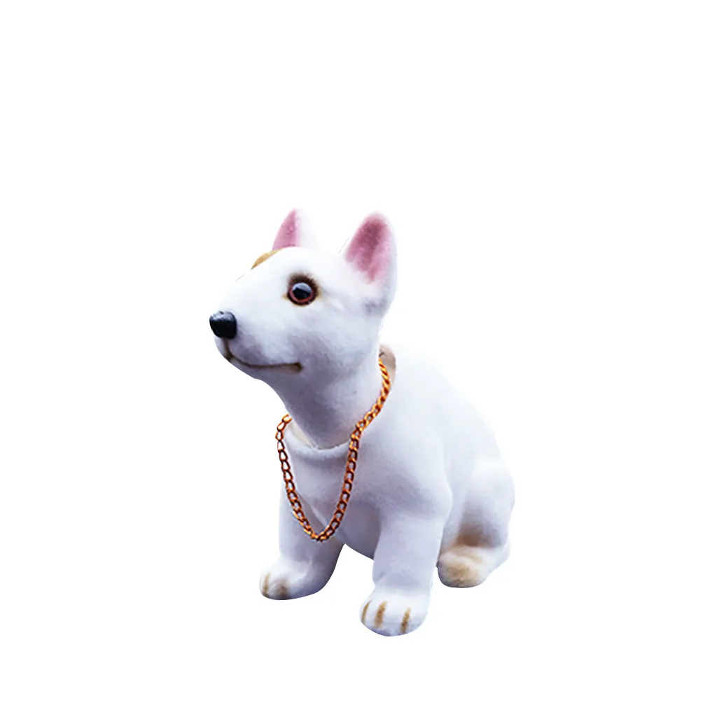 Милый щенок Счастливое выражение украшение для автомобиля Вибрирующая качалка