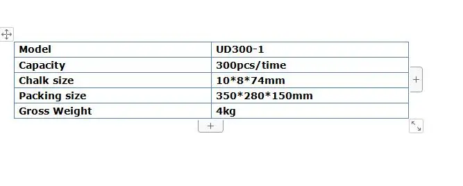 Горячая Распродажа UD300-1/медная форма прибор для производства мела